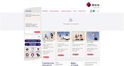 Desktop Screenshot of msig.com.hk